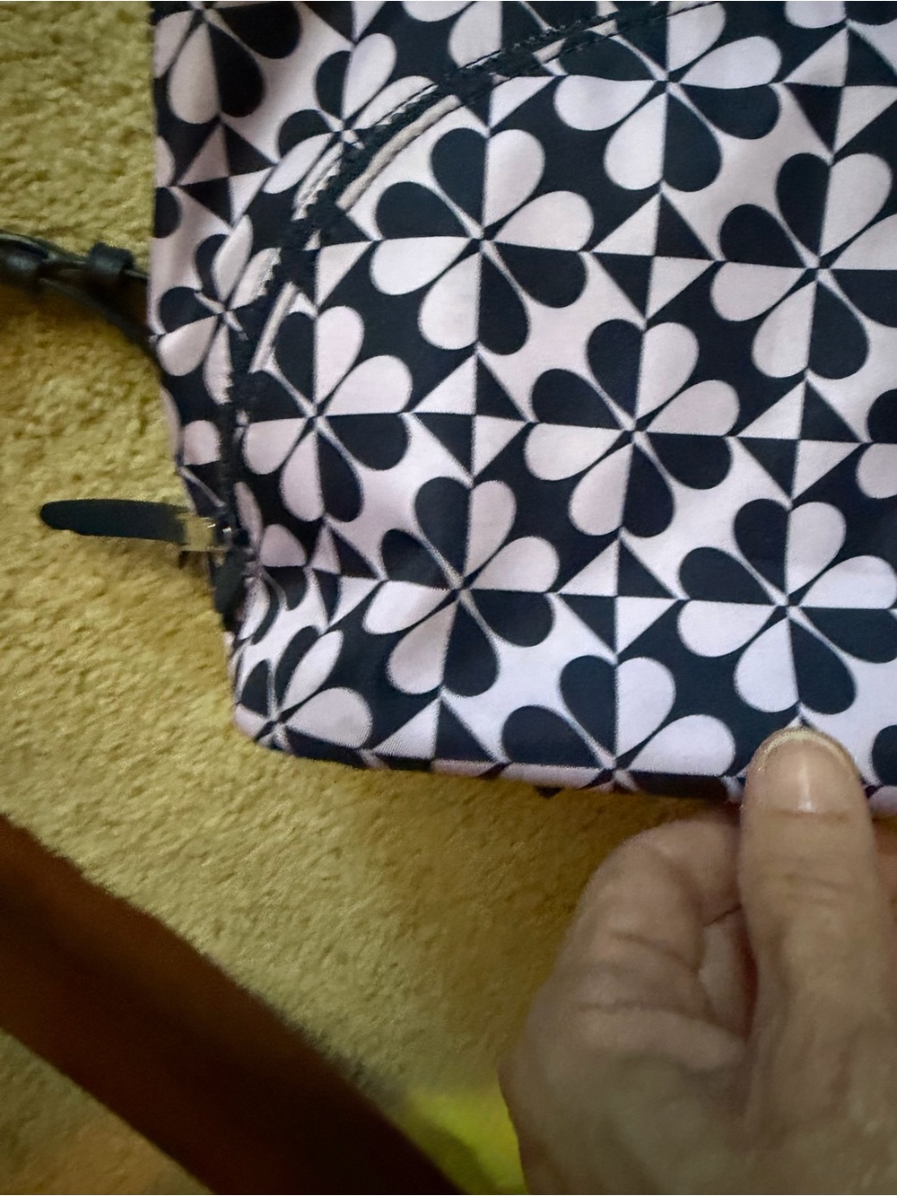 kate spade Navy & Lavender Floral Tile Backpack - Picture 5 of 9